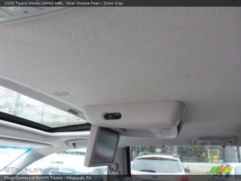 Silver Shadow Pearl / Stone Gray 2006 Toyota Sienna Limited AWD