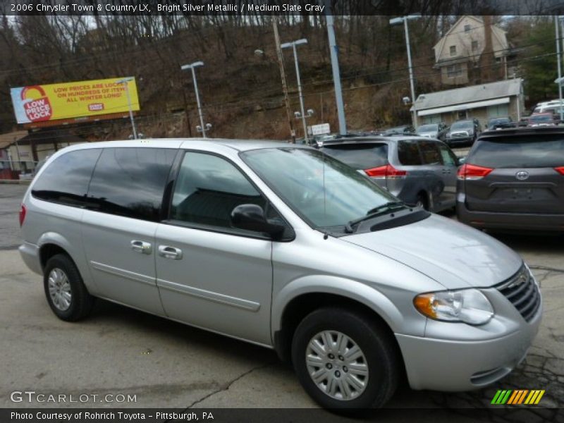 Bright Silver Metallic / Medium Slate Gray 2006 Chrysler Town & Country LX