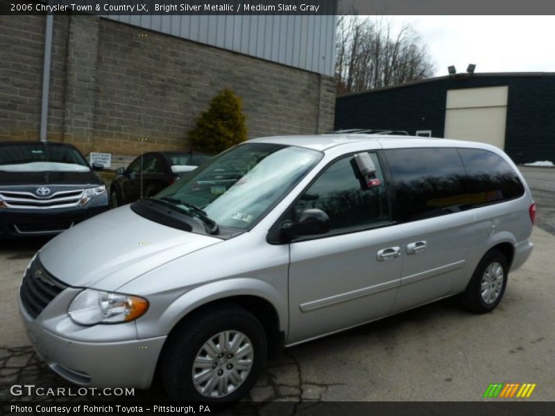 Bright Silver Metallic / Medium Slate Gray 2006 Chrysler Town & Country LX
