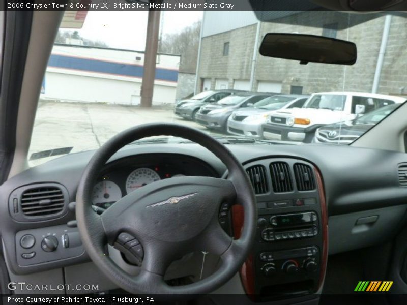 Bright Silver Metallic / Medium Slate Gray 2006 Chrysler Town & Country LX