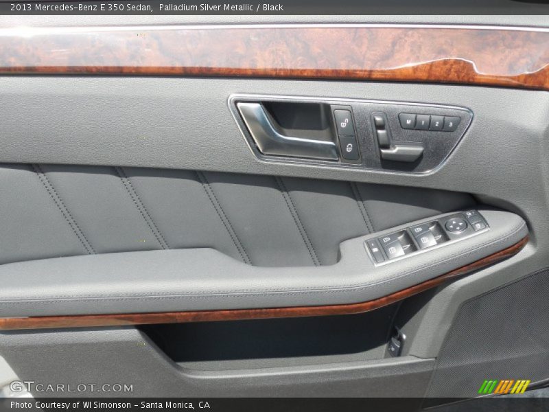 Palladium Silver Metallic / Black 2013 Mercedes-Benz E 350 Sedan