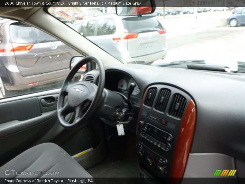 Bright Silver Metallic / Medium Slate Gray 2006 Chrysler Town & Country LX