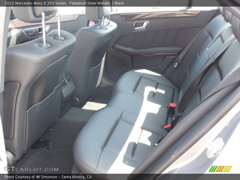 Palladium Silver Metallic / Black 2013 Mercedes-Benz E 350 Sedan