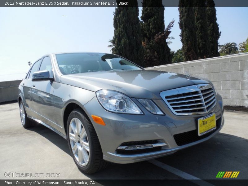 Palladium Silver Metallic / Black 2013 Mercedes-Benz E 350 Sedan