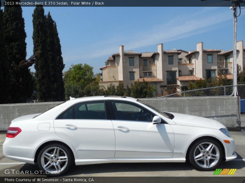 Polar White / Black 2013 Mercedes-Benz E 350 Sedan