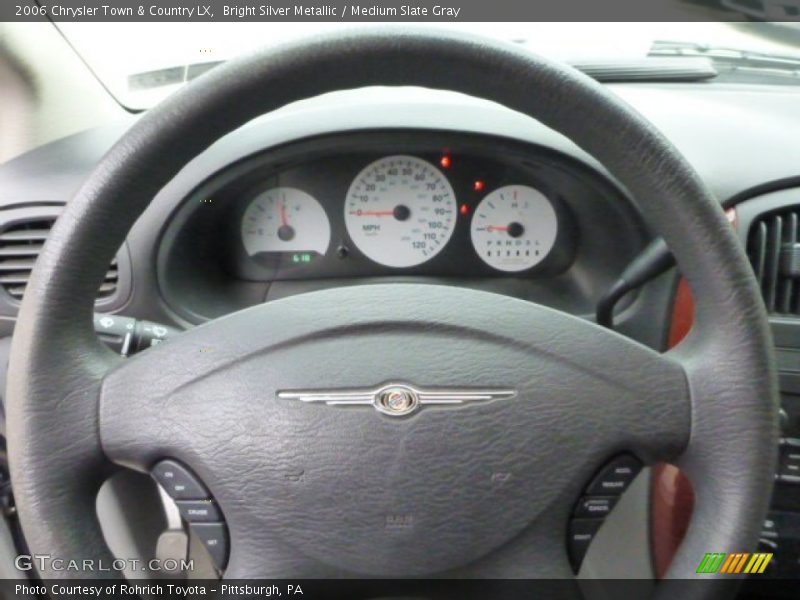 Bright Silver Metallic / Medium Slate Gray 2006 Chrysler Town & Country LX