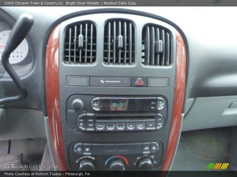 Bright Silver Metallic / Medium Slate Gray 2006 Chrysler Town & Country LX