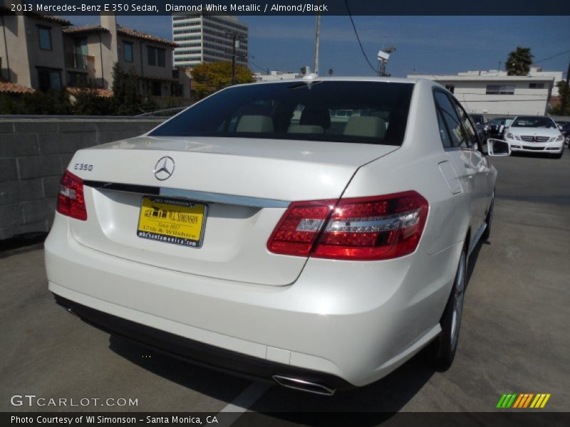 Diamond White Metallic / Almond/Black 2013 Mercedes-Benz E 350 Sedan