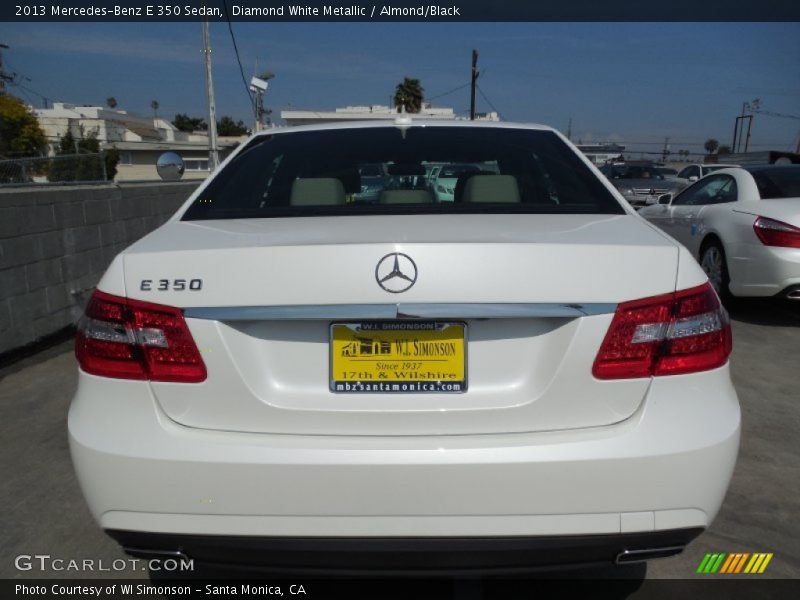 Diamond White Metallic / Almond/Black 2013 Mercedes-Benz E 350 Sedan