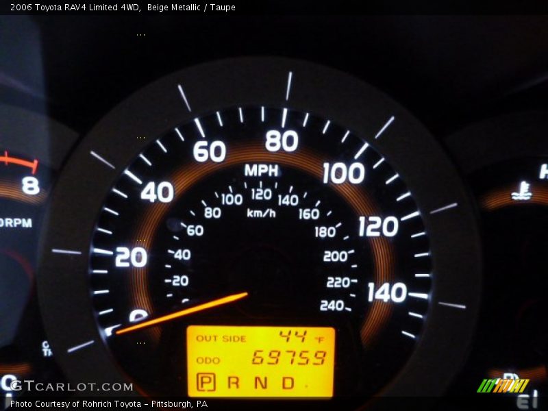 Beige Metallic / Taupe 2006 Toyota RAV4 Limited 4WD