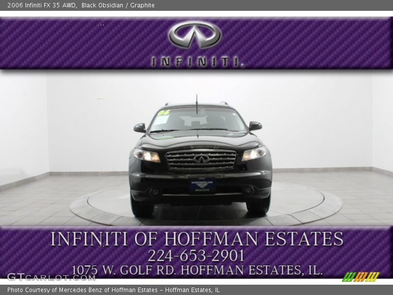 Black Obsidian / Graphite 2006 Infiniti FX 35 AWD