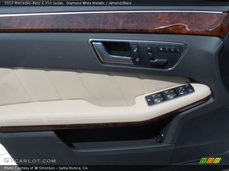 Diamond White Metallic / Almond/Black 2013 Mercedes-Benz E 350 Sedan