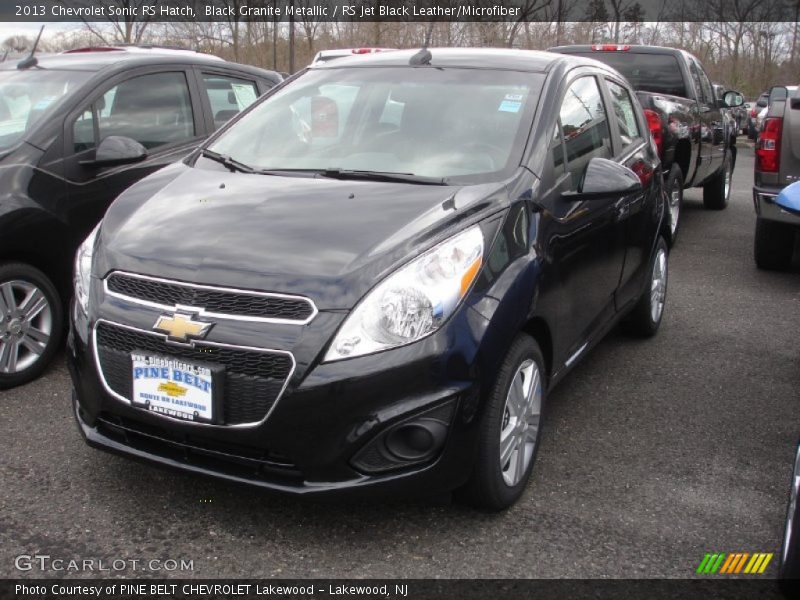 Black Granite Metallic / RS Jet Black Leather/Microfiber 2013 Chevrolet Sonic RS Hatch