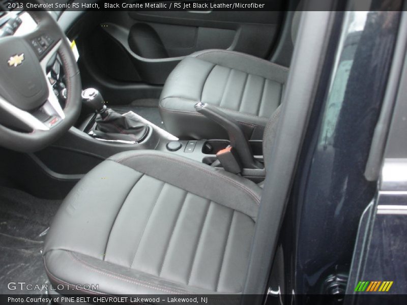Black Granite Metallic / RS Jet Black Leather/Microfiber 2013 Chevrolet Sonic RS Hatch