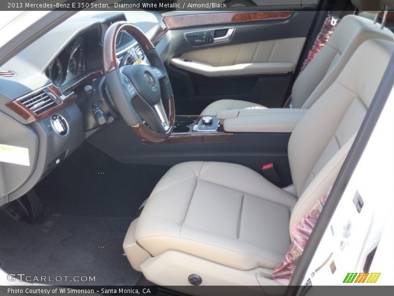 Diamond White Metallic / Almond/Black 2013 Mercedes-Benz E 350 Sedan