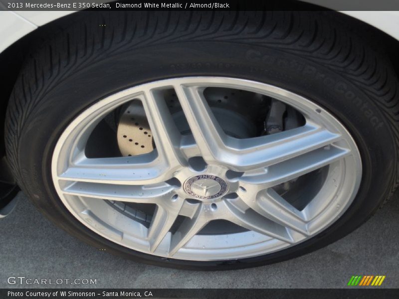 Diamond White Metallic / Almond/Black 2013 Mercedes-Benz E 350 Sedan