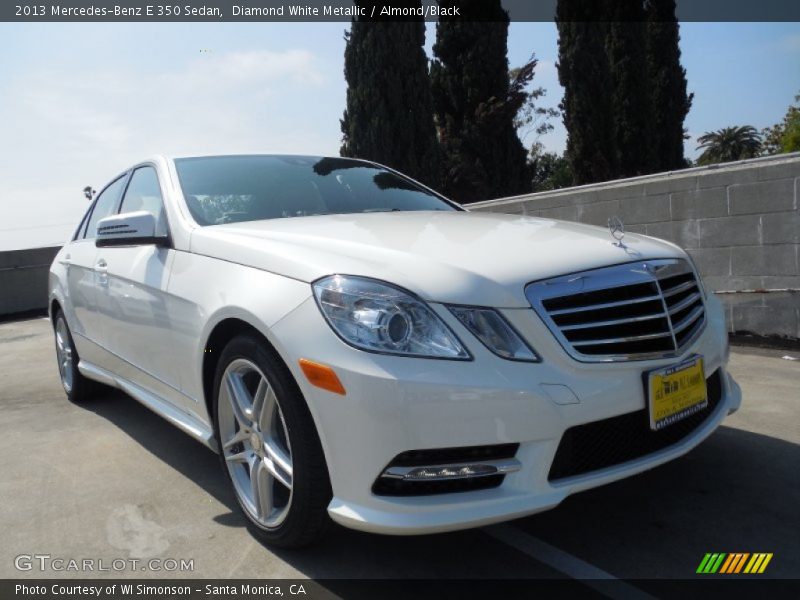 Diamond White Metallic / Almond/Black 2013 Mercedes-Benz E 350 Sedan