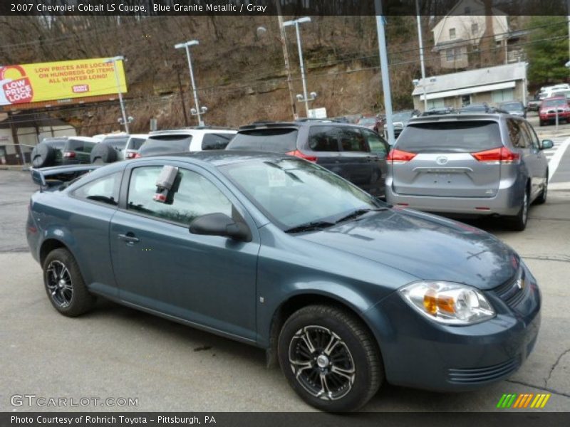Blue Granite Metallic / Gray 2007 Chevrolet Cobalt LS Coupe