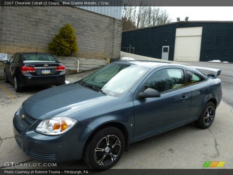 Blue Granite Metallic / Gray 2007 Chevrolet Cobalt LS Coupe