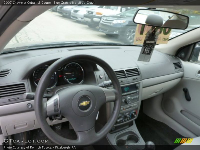 Blue Granite Metallic / Gray 2007 Chevrolet Cobalt LS Coupe