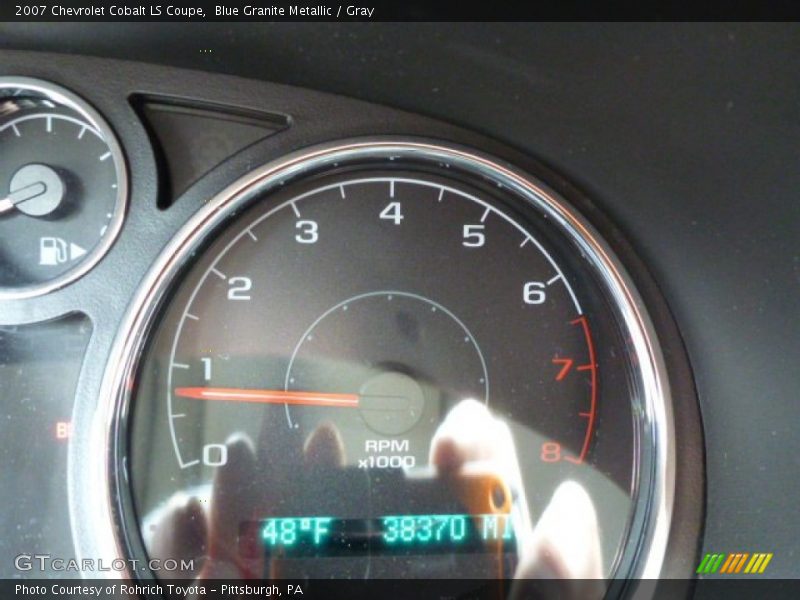 Blue Granite Metallic / Gray 2007 Chevrolet Cobalt LS Coupe