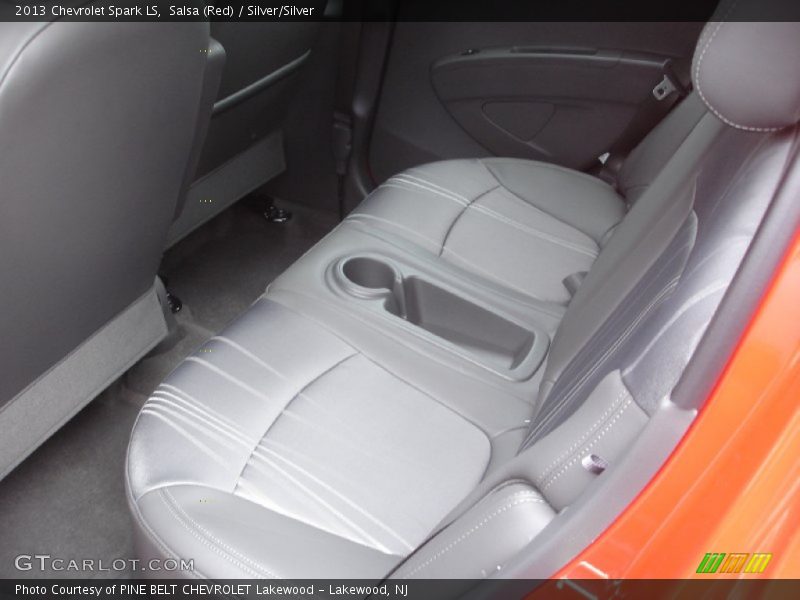Salsa (Red) / Silver/Silver 2013 Chevrolet Spark LS
