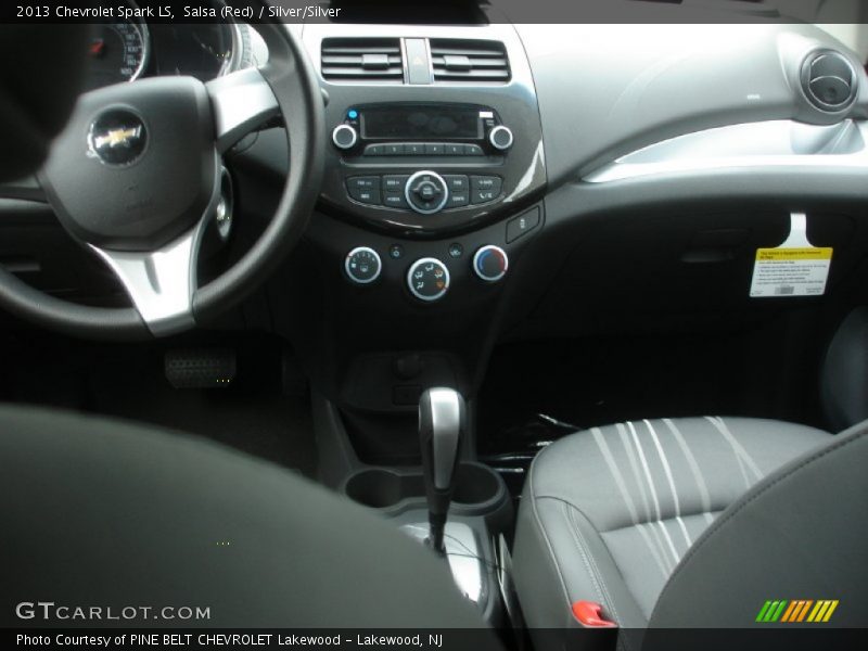 Salsa (Red) / Silver/Silver 2013 Chevrolet Spark LS