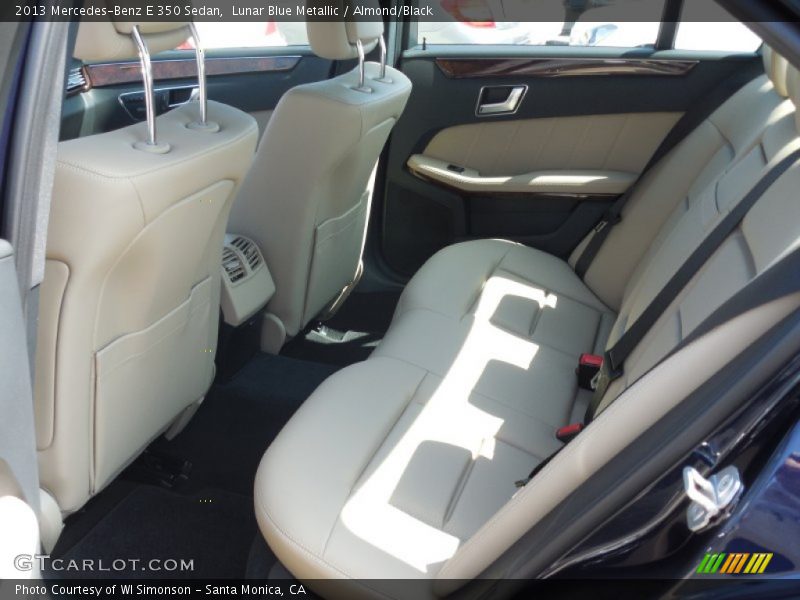 Lunar Blue Metallic / Almond/Black 2013 Mercedes-Benz E 350 Sedan