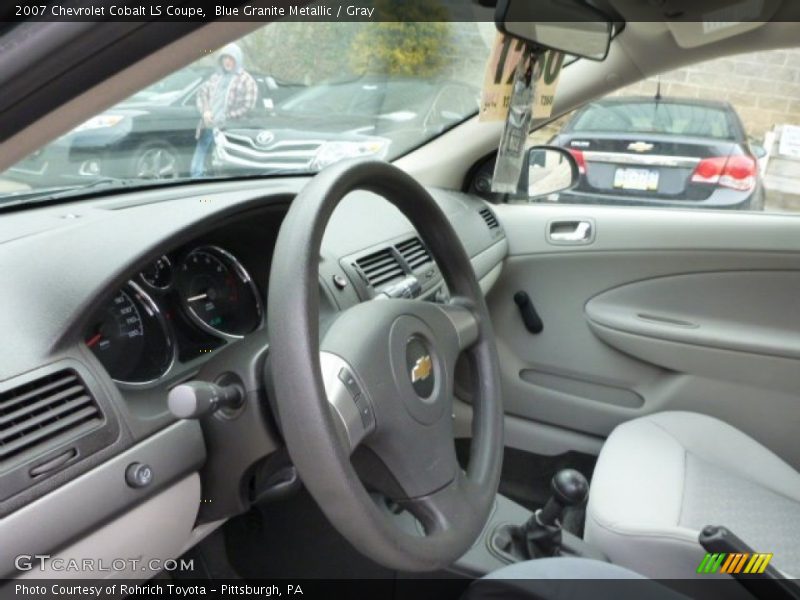 Blue Granite Metallic / Gray 2007 Chevrolet Cobalt LS Coupe