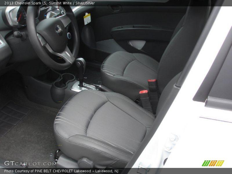 Summit White / Silver/Silver 2013 Chevrolet Spark LS