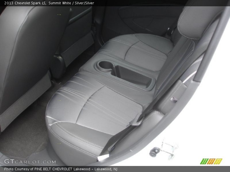 Summit White / Silver/Silver 2013 Chevrolet Spark LS