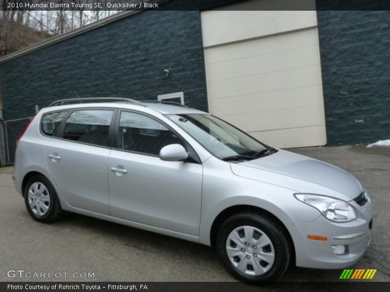 Quicksilver / Black 2010 Hyundai Elantra Touring SE