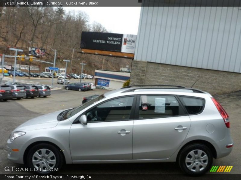 Quicksilver / Black 2010 Hyundai Elantra Touring SE