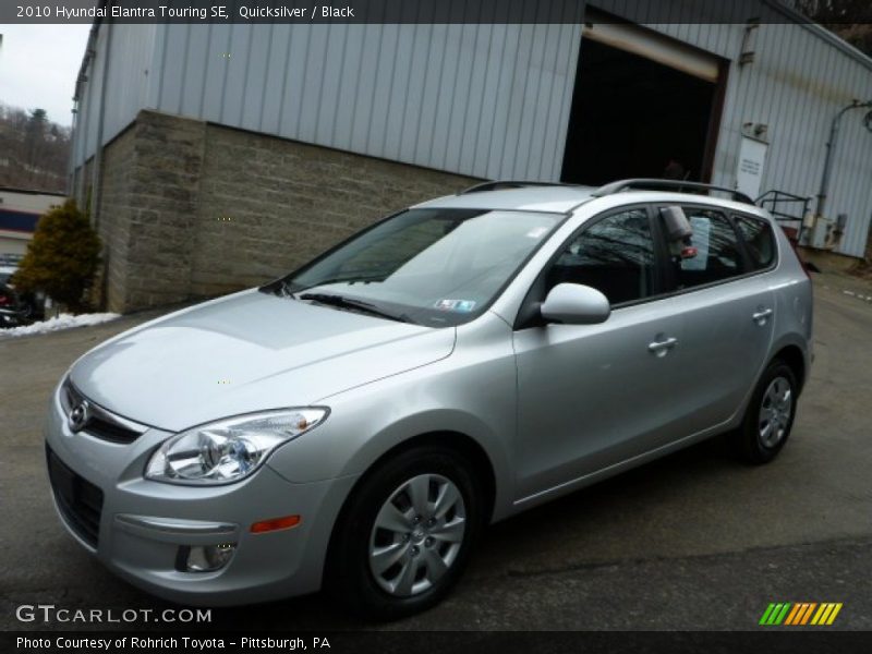Quicksilver / Black 2010 Hyundai Elantra Touring SE