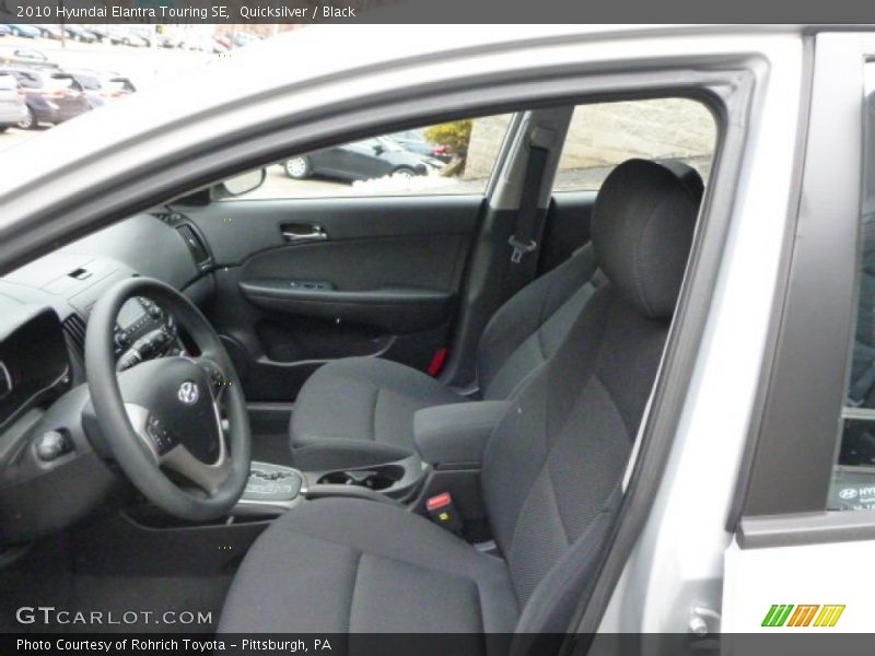 Quicksilver / Black 2010 Hyundai Elantra Touring SE