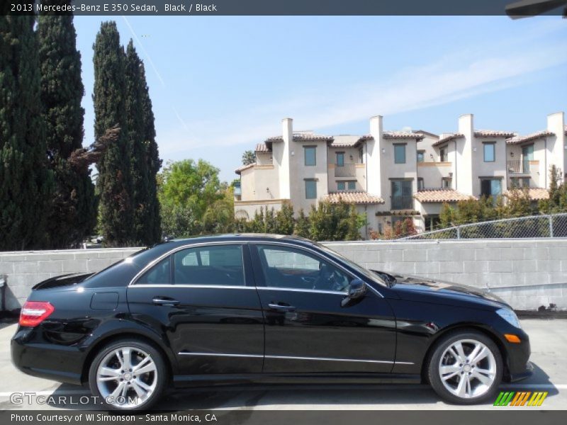 Black / Black 2013 Mercedes-Benz E 350 Sedan