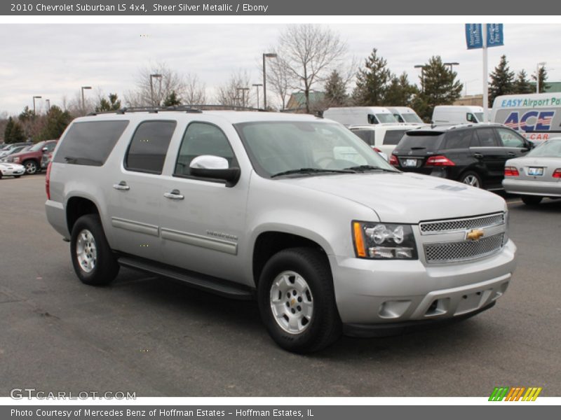 Sheer Silver Metallic / Ebony 2010 Chevrolet Suburban LS 4x4