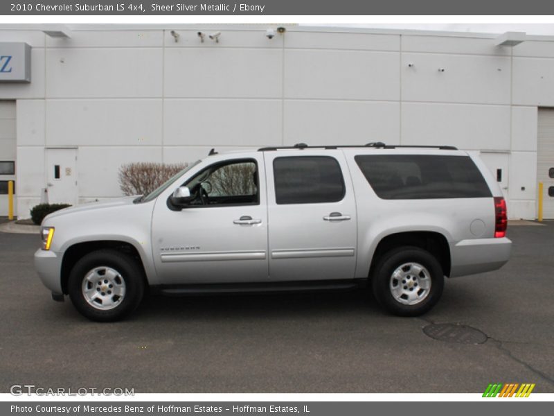 Sheer Silver Metallic / Ebony 2010 Chevrolet Suburban LS 4x4
