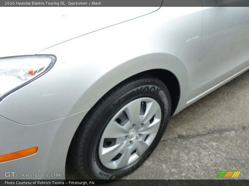 Quicksilver / Black 2010 Hyundai Elantra Touring SE