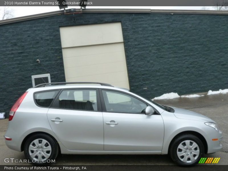 Quicksilver / Black 2010 Hyundai Elantra Touring SE