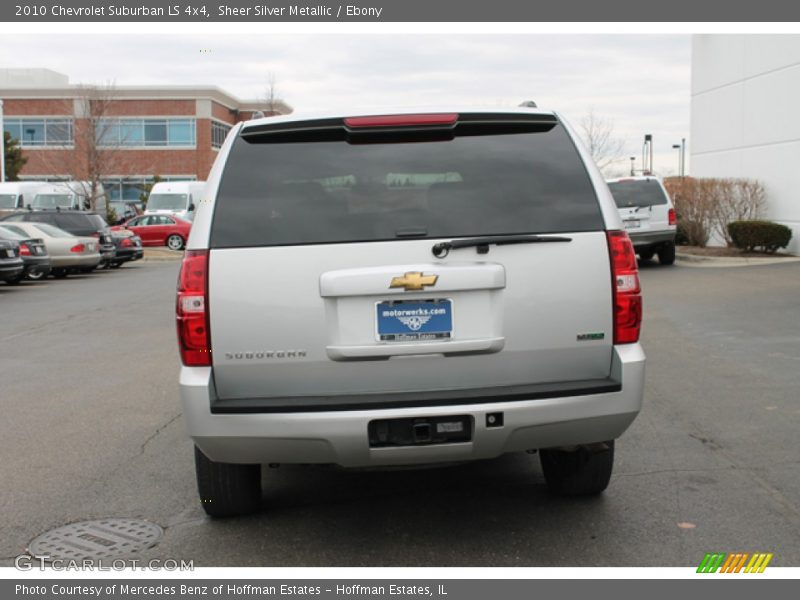 Sheer Silver Metallic / Ebony 2010 Chevrolet Suburban LS 4x4