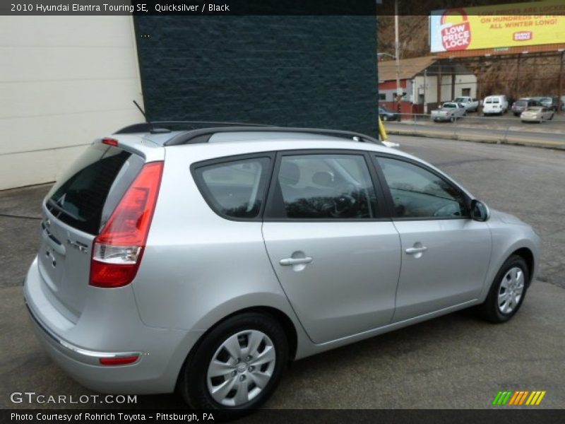Quicksilver / Black 2010 Hyundai Elantra Touring SE
