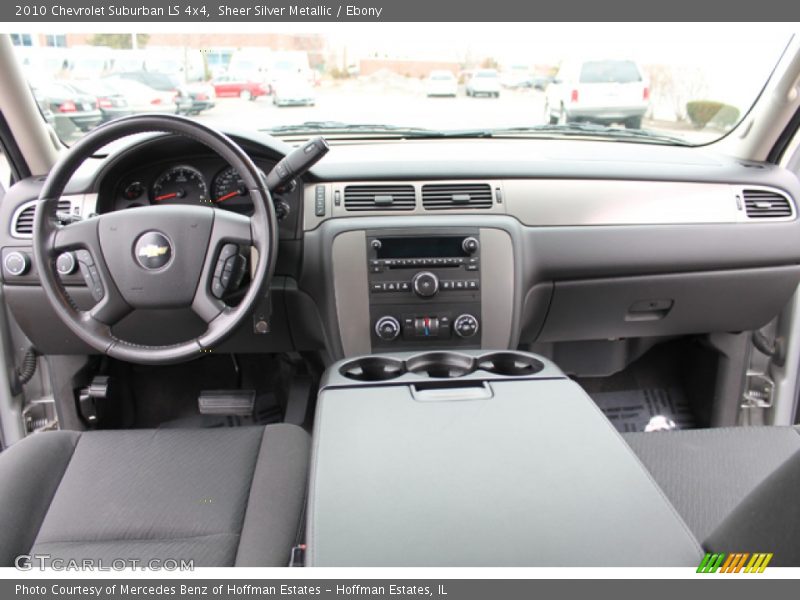 Sheer Silver Metallic / Ebony 2010 Chevrolet Suburban LS 4x4