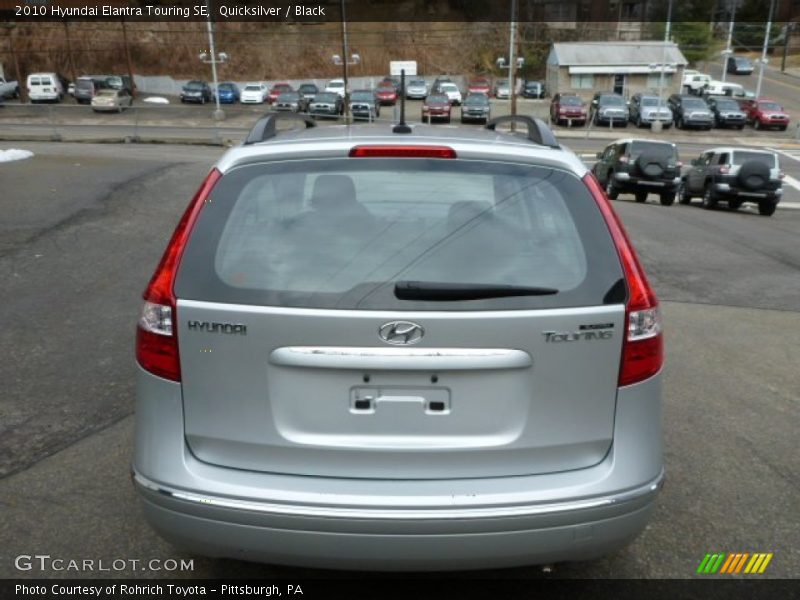 Quicksilver / Black 2010 Hyundai Elantra Touring SE