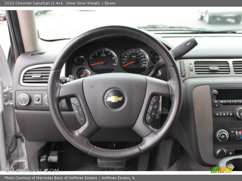 Sheer Silver Metallic / Ebony 2010 Chevrolet Suburban LS 4x4