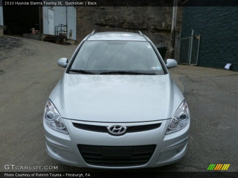 Quicksilver / Black 2010 Hyundai Elantra Touring SE