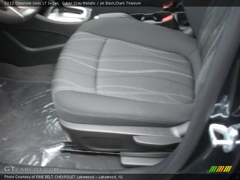 Cyber Gray Metallic / Jet Black/Dark Titanium 2013 Chevrolet Sonic LT Sedan