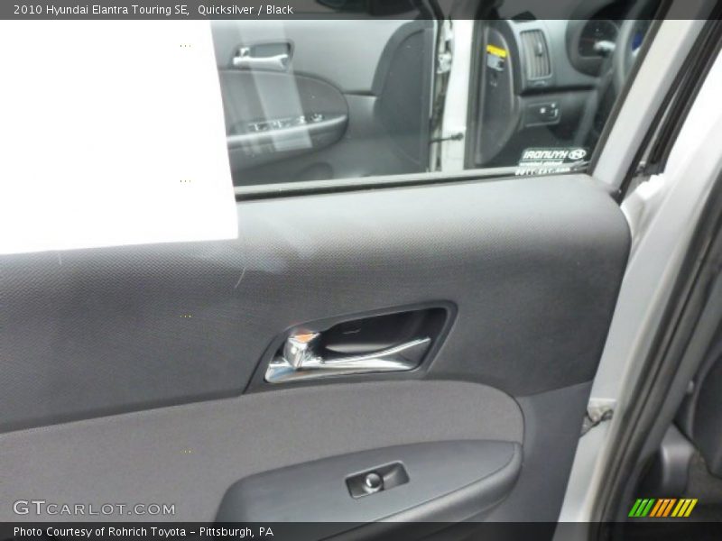 Quicksilver / Black 2010 Hyundai Elantra Touring SE