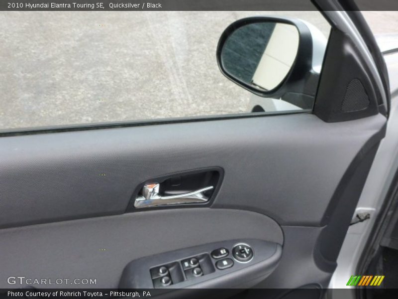 Quicksilver / Black 2010 Hyundai Elantra Touring SE