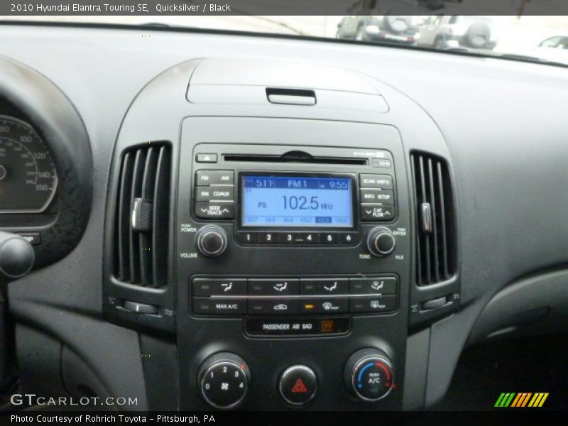 Quicksilver / Black 2010 Hyundai Elantra Touring SE